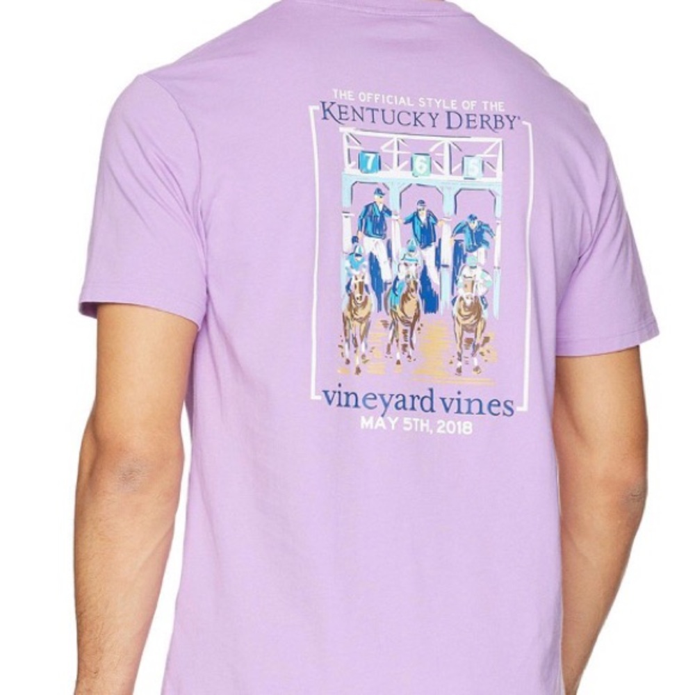 Vineyard Vines size M Kentucky Derby tshirt 2018